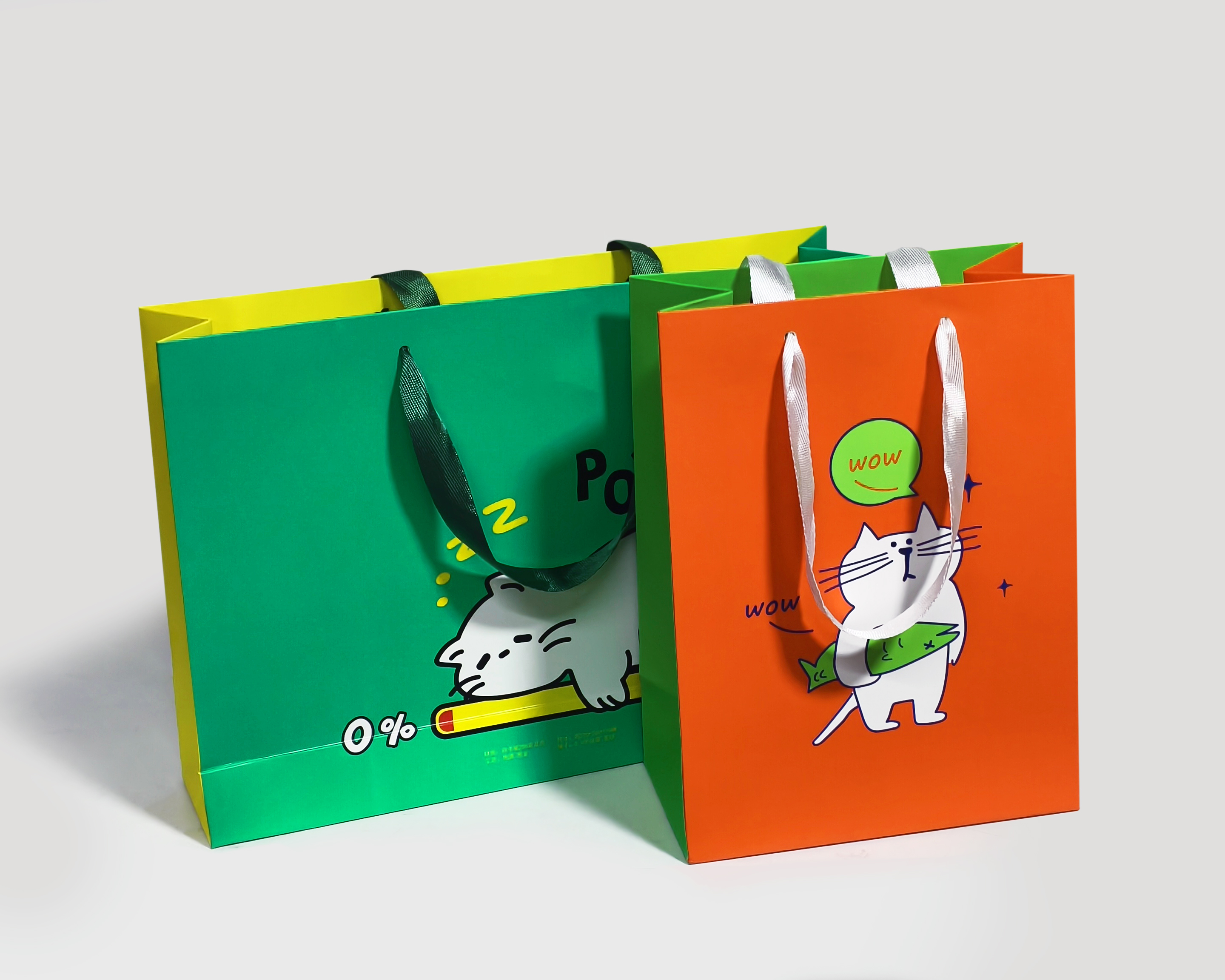 印刷易產品實照:貼紙 / 紙袋